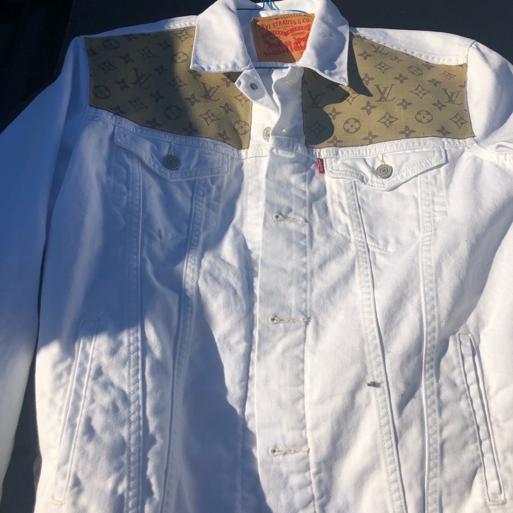 Custom Louis Vuitton (authentic)/ Levi’s Jacket